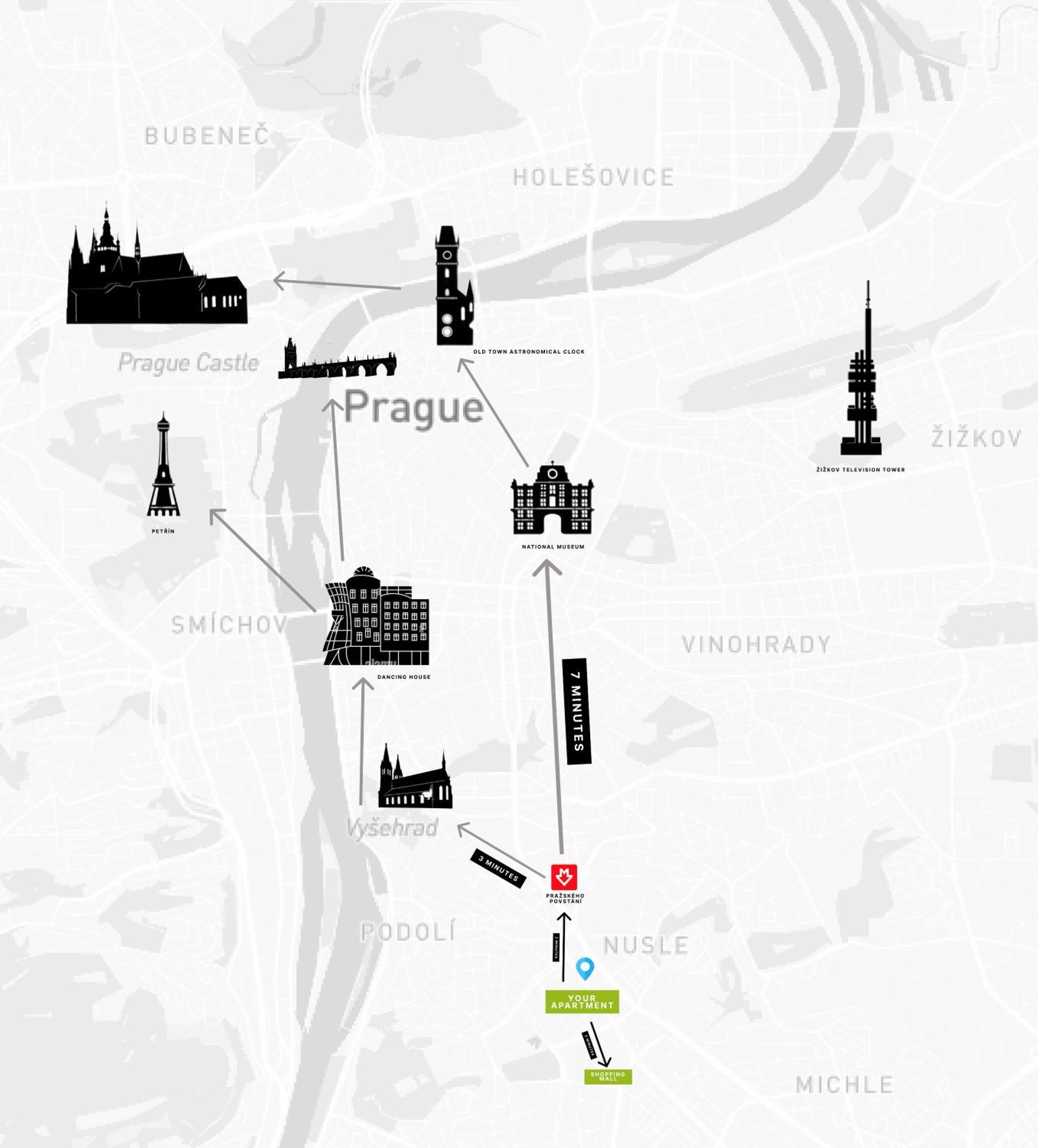 1bdr Dazzling Only 8 Min To Wenceslas Square Appartamento *